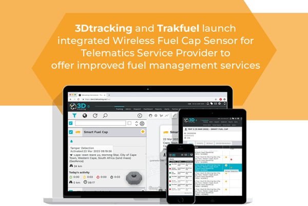 3Dtracking et Trak lancent un capteur sans fil intégré pour bouchon de réservoir de carburant